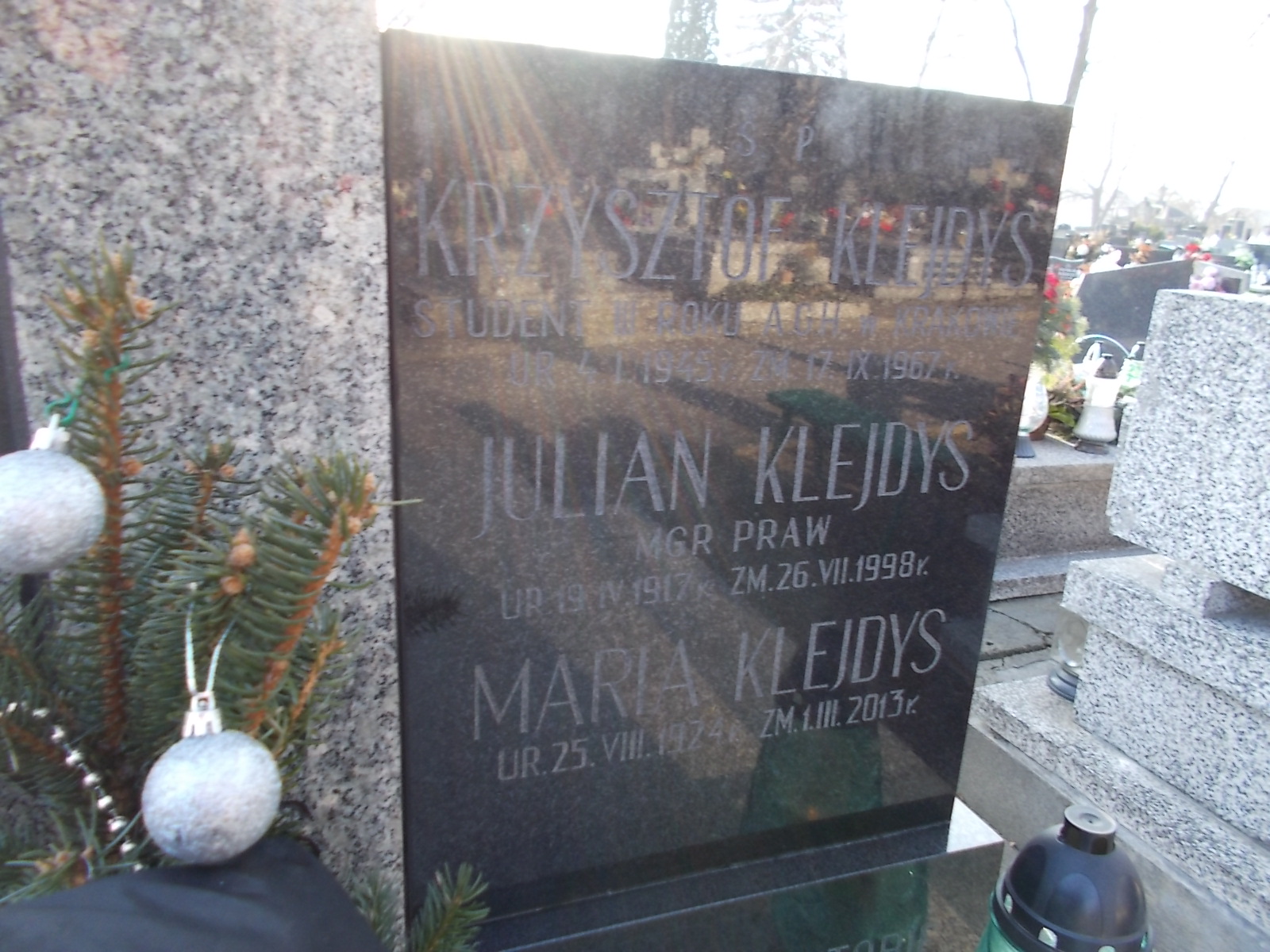 Stanisław Klejdys 1887 Wieliczka - Grobonet - Wyszukiwarka osób pochowanych