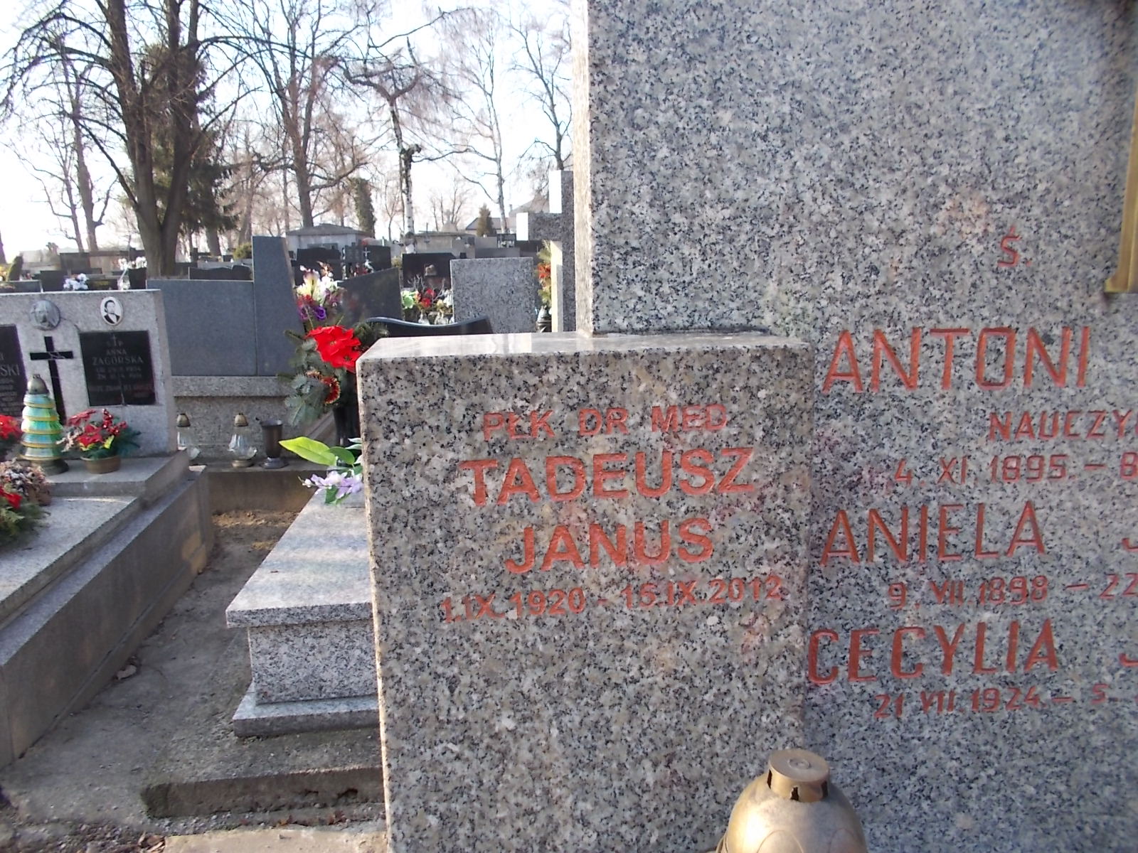 Cecylia JANUS 1924 Wieliczka - Grobonet - Wyszukiwarka osób pochowanych