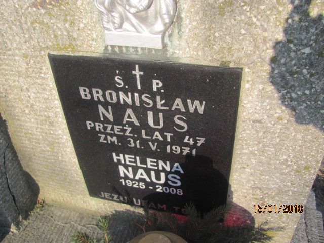 Bronisław Naus 1924 Wieliczka - Grobonet - Wyszukiwarka osób pochowanych