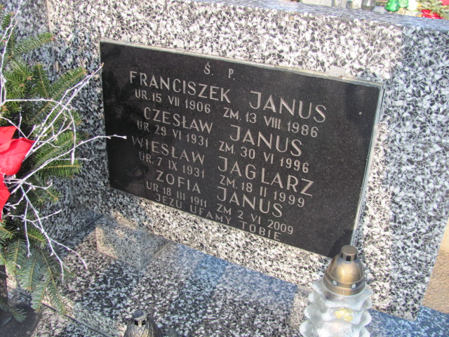 Czesław Janus 1931 Wieliczka - Grobonet - Wyszukiwarka osób pochowanych