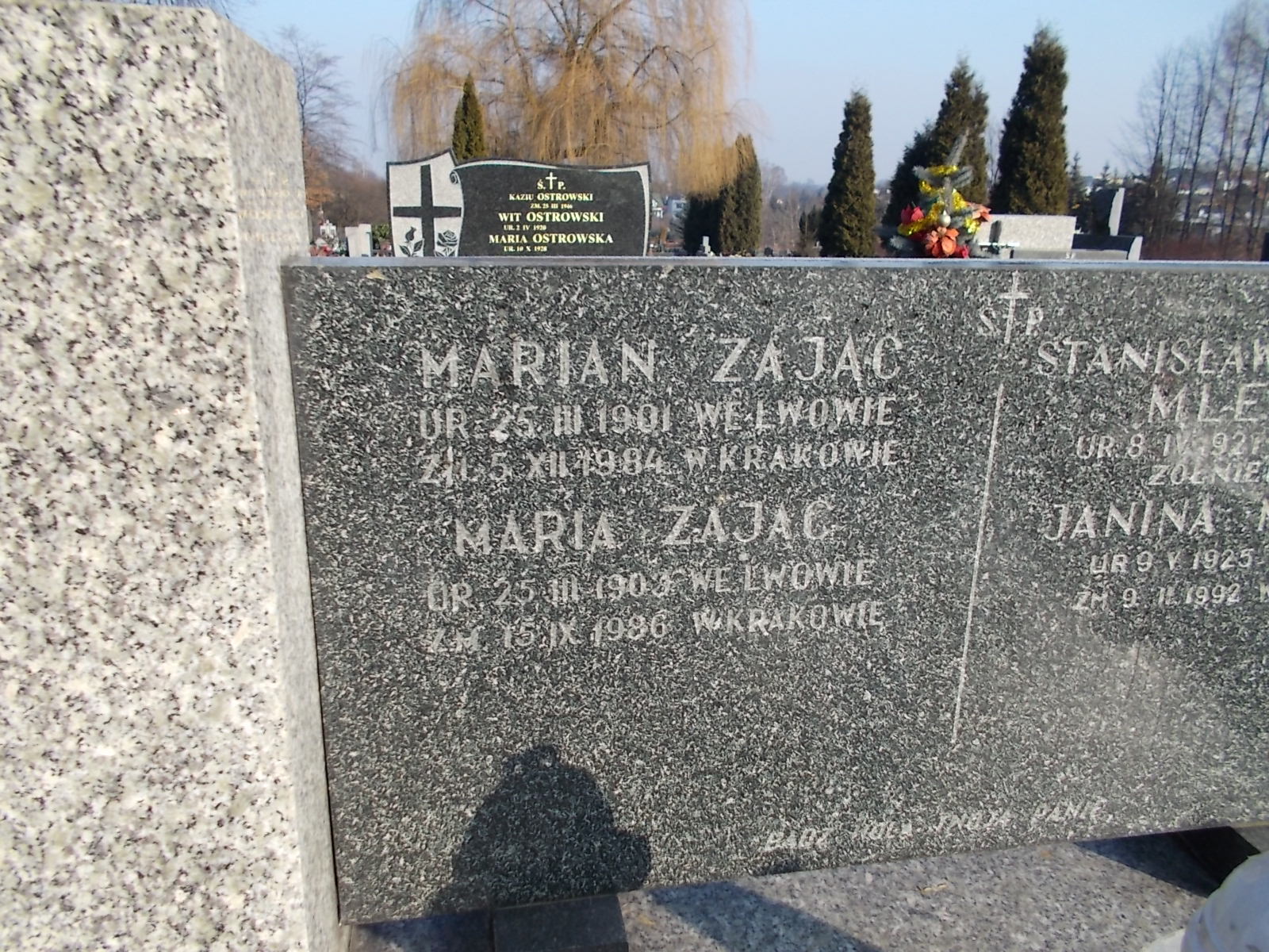 Marian Zając 1901 Wieliczka - Grobonet - Wyszukiwarka osób pochowanych