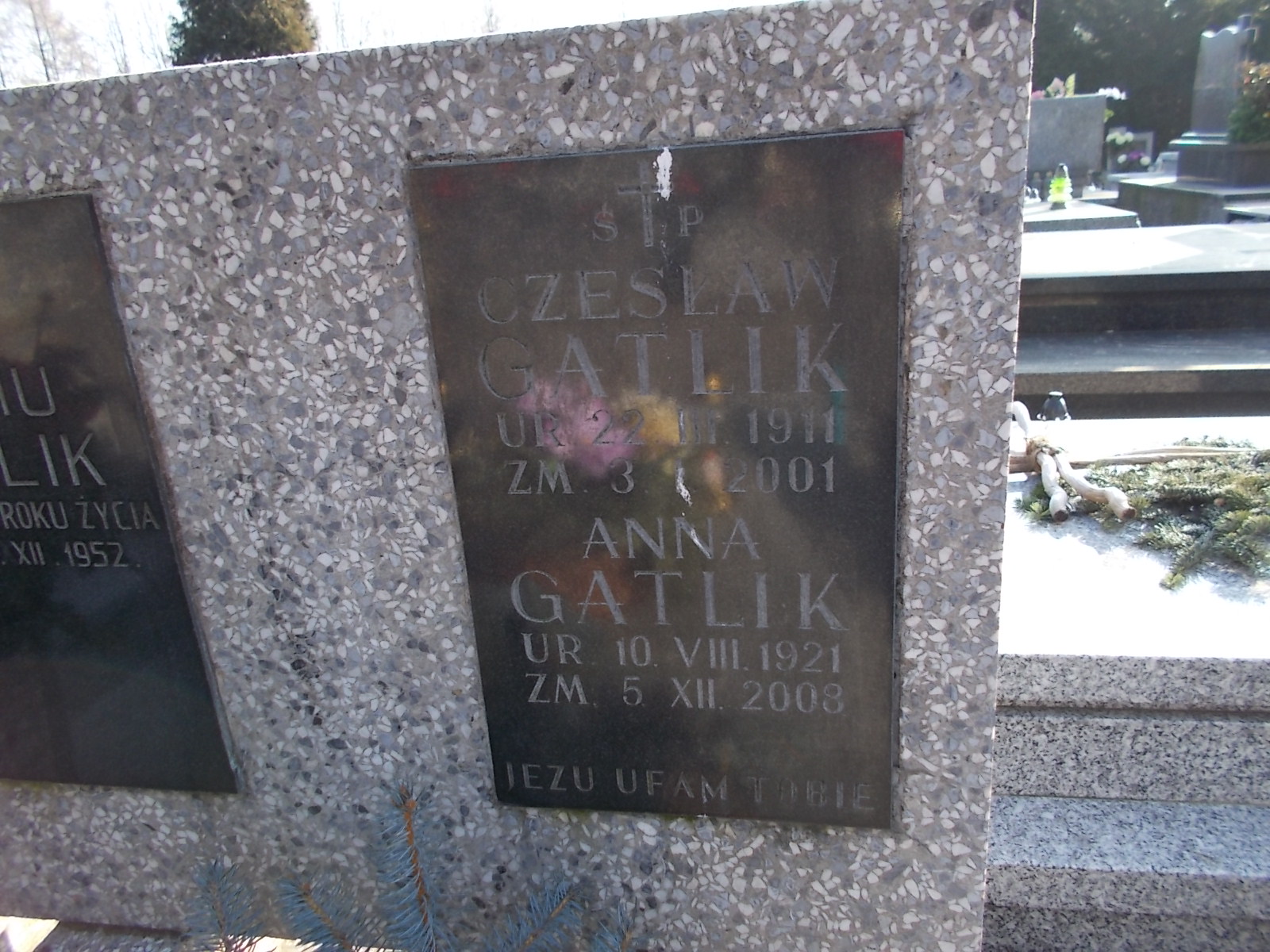 Anna Gatlik 1921 Wieliczka - Grobonet - Wyszukiwarka osób pochowanych