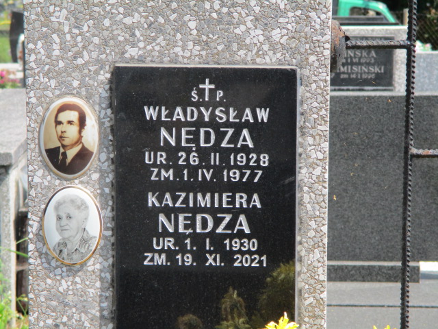 Władysław Nędza 1928 Wieliczka - Grobonet - Wyszukiwarka osób pochowanych