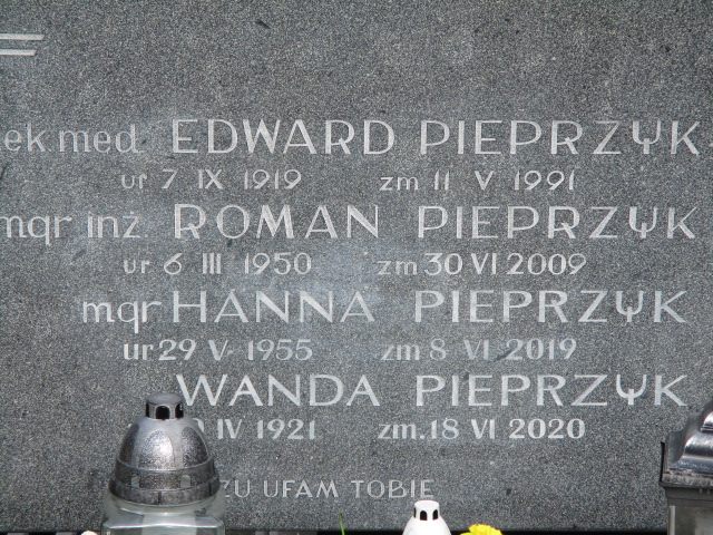 Grób Hanna Pieprzyk-Kurdziel