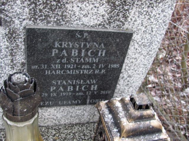 Stanisław Pabich 1916 Wieliczka - Grobonet - Wyszukiwarka osób pochowanych