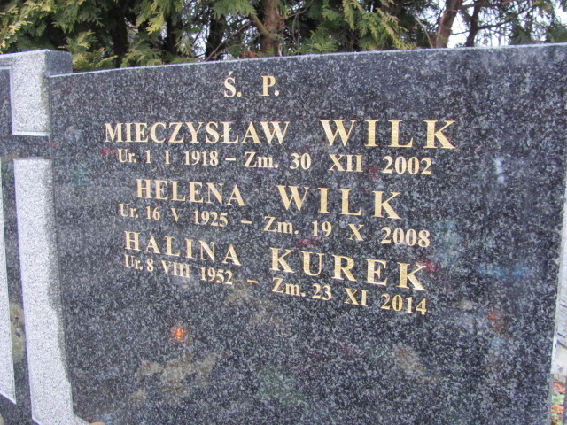 Helena Wilk 1925 Wieliczka - Grobonet - Wyszukiwarka osób pochowanych