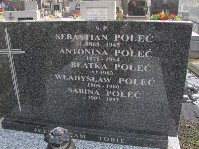 Sebastian Połeć 1867 Wieliczka - Grobonet - Wyszukiwarka osób pochowanych