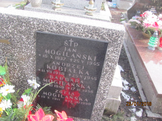 Jan Mogilański 1937 Wieliczka - Grobonet - Wyszukiwarka osób pochowanych