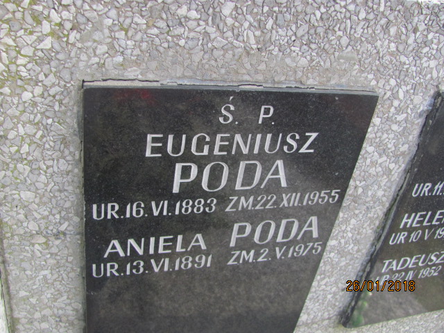 Helena Poda 1926 Wieliczka - Grobonet - Wyszukiwarka osób pochowanych