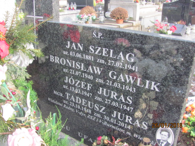 Jan Szeląg 1881 Wieliczka - Grobonet - Wyszukiwarka osób pochowanych