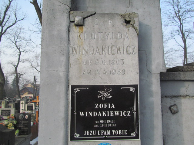 Zofia Windakiewicz 1868 Wieliczka - Grobonet - Wyszukiwarka osób pochowanych
