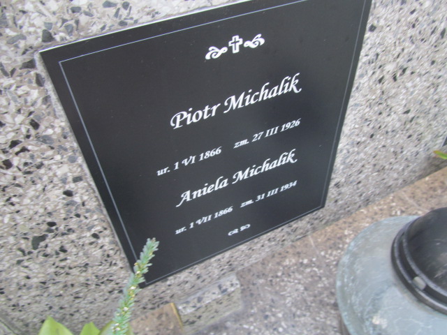 Aniela Michalik 1866 Wieliczka - Grobonet - Wyszukiwarka osób pochowanych
