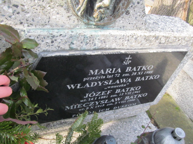 Józef Batko 1881 Wieliczka - Grobonet - Wyszukiwarka osób pochowanych