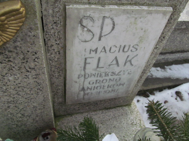 Maciej Flak 1981 Wieliczka - Grobonet - Wyszukiwarka osób pochowanych