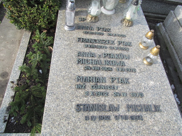 Franciszek Ptak 1878 Wieliczka - Grobonet - Wyszukiwarka osób pochowanych