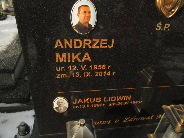 Jakub Lidwin 1892 Wieliczka - Grobonet - Wyszukiwarka osób pochowanych