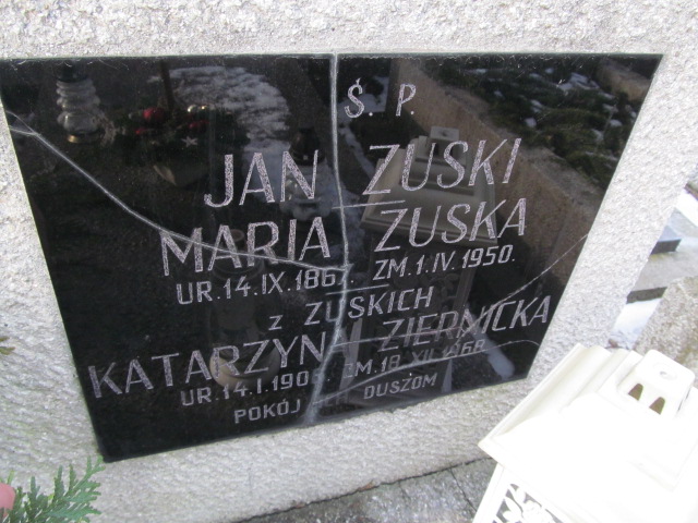 Jan Zuski Wieliczka - Grobonet - Wyszukiwarka osób pochowanych