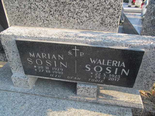 Waleria Sosin 1925 Wieliczka - Grobonet - Wyszukiwarka osób pochowanych