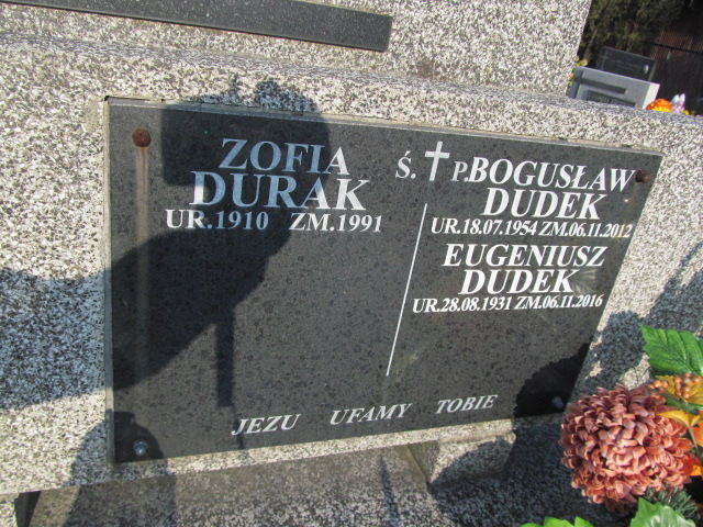 Eugeniusz Dudek 1931 Wieliczka - Grobonet - Wyszukiwarka osób pochowanych