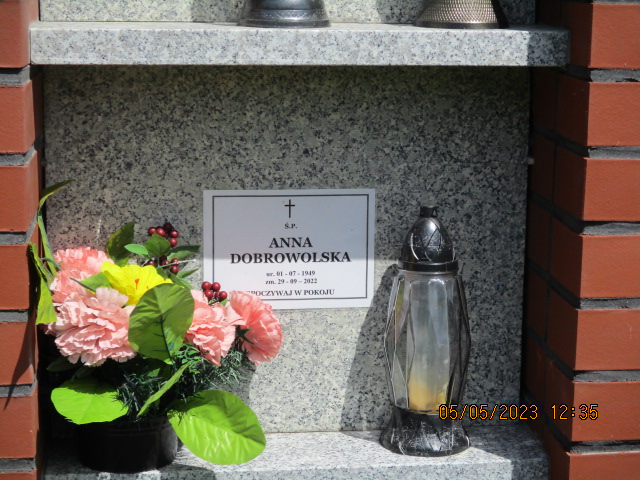 Anna Dobrowolska 1949 Wieliczka - Grobonet - Wyszukiwarka osób pochowanych