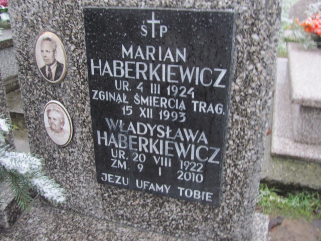 Marian Haberkiewicz 1924 Wieliczka - Grobonet - Wyszukiwarka osób pochowanych