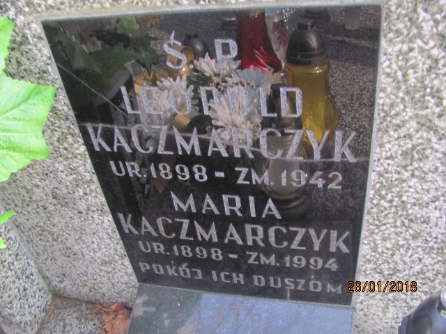 Leopold Kaczmarczyk 1897 Wieliczka - Grobonet - Wyszukiwarka osób pochowanych