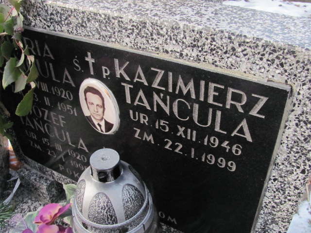 Kazimierz TAŃCULA 1946 Wieliczka - Grobonet - Wyszukiwarka osób pochowanych