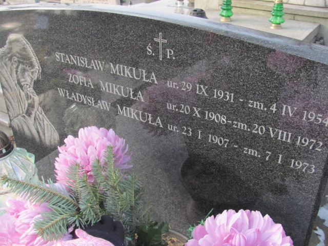 Stanisław Mikuła 1931 Wieliczka - Grobonet - Wyszukiwarka osób pochowanych