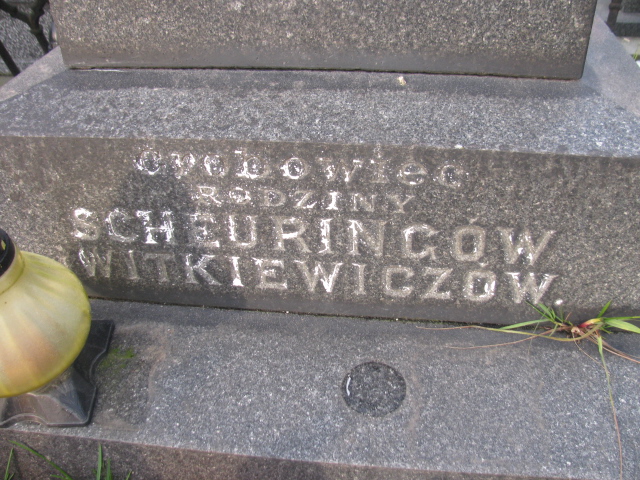 Grób Elżbieta Scheuring