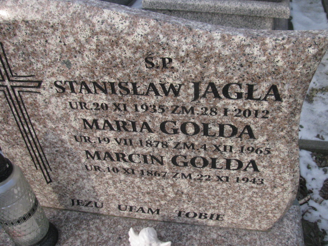 Marcin Gołda 1867 Wieliczka - Grobonet - Wyszukiwarka osób pochowanych