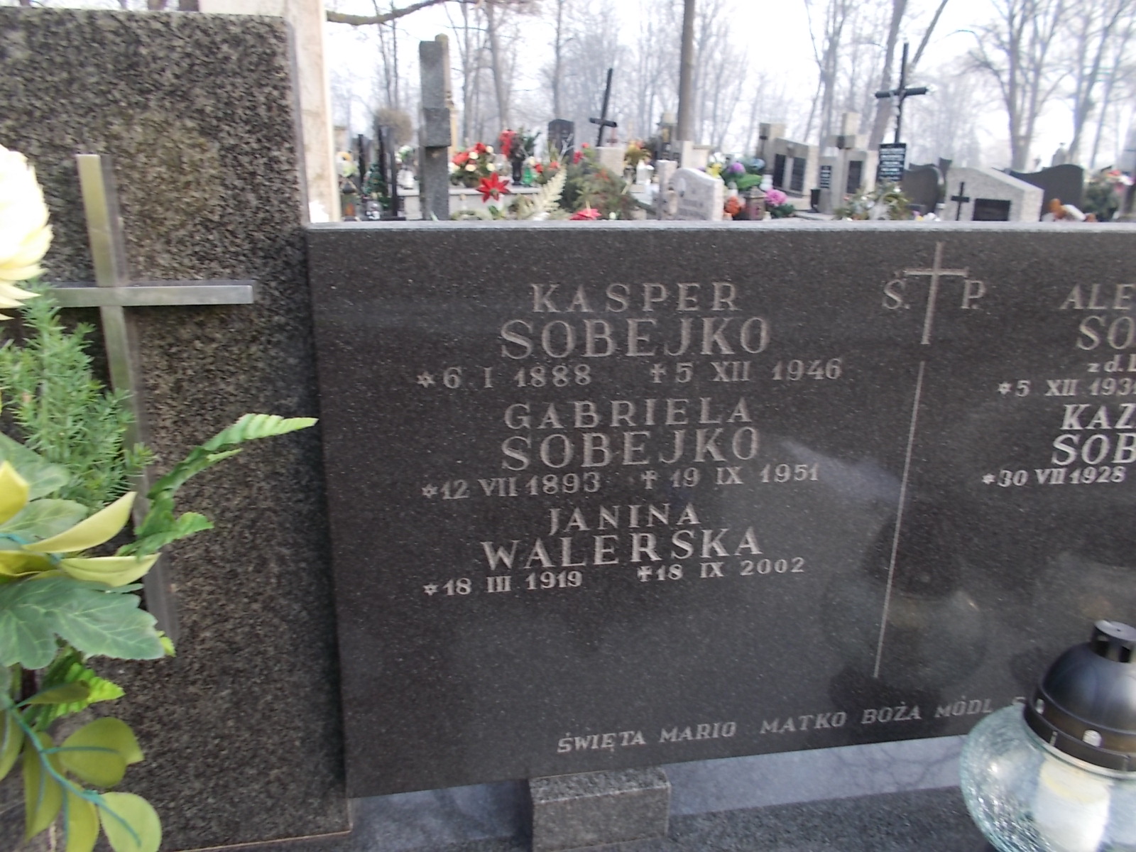 Kasper SobejkI 1888 Wieliczka - Grobonet - Wyszukiwarka osób pochowanych