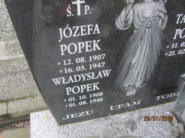Józefa Popek 1907 Wieliczka - Grobonet - Wyszukiwarka osób pochowanych