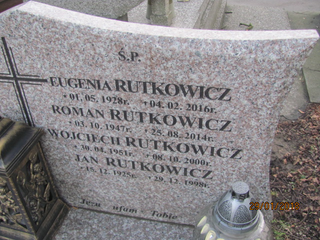 Jan Rutkowicz 1925 Wieliczka - Grobonet - Wyszukiwarka osób pochowanych