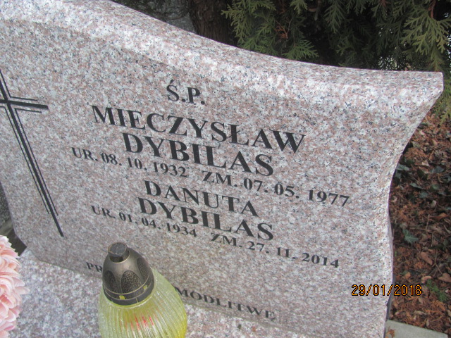 Danuta Dybilas 1934 Wieliczka - Grobonet - Wyszukiwarka osób pochowanych
