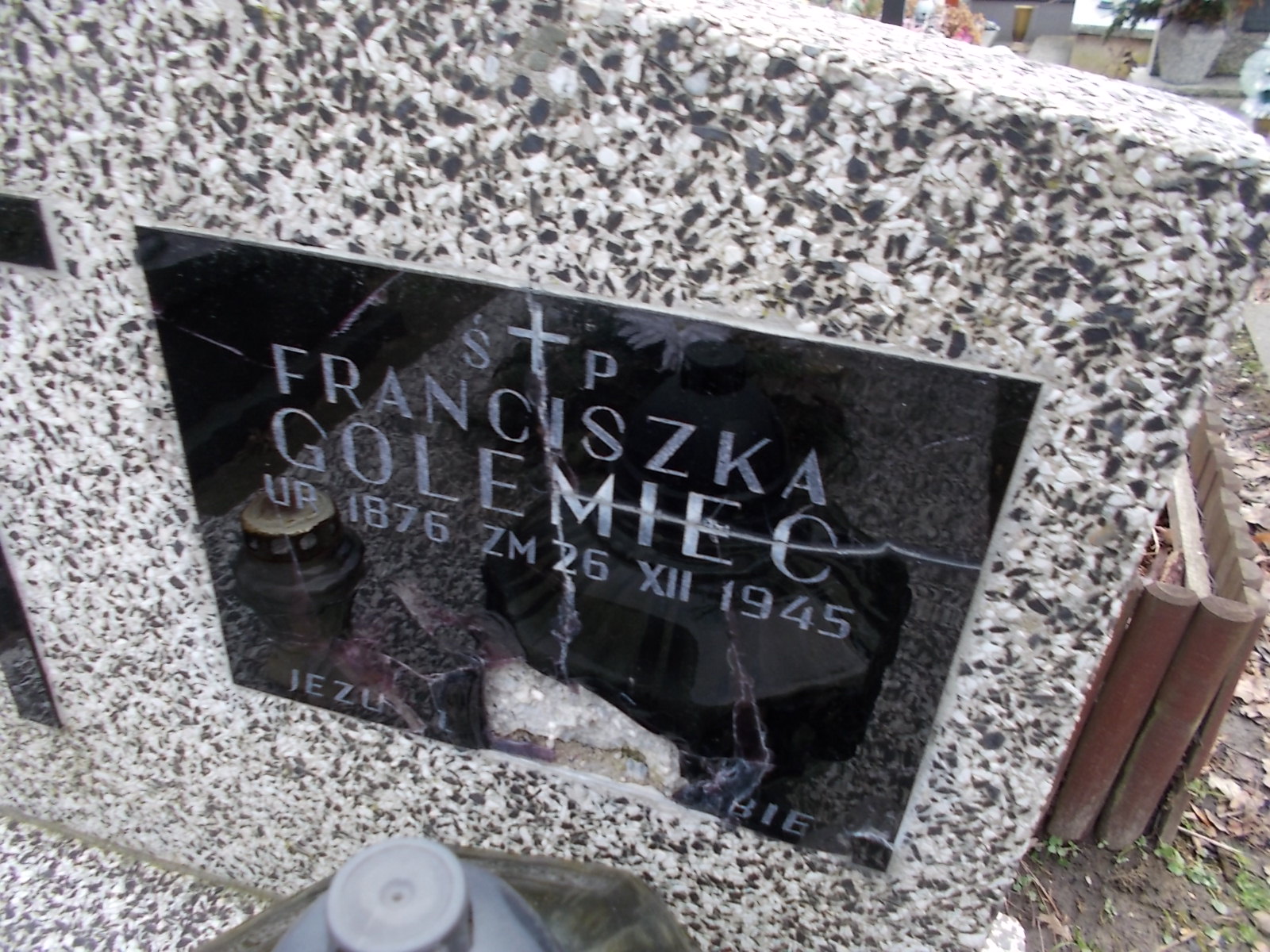 Franciszka Golemiec 1875 Wieliczka - Grobonet - Wyszukiwarka osób pochowanych