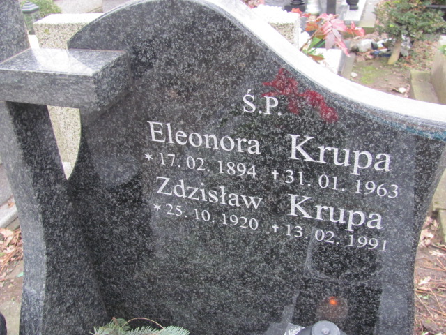 Eleonora Krupa 1894 Wieliczka - Grobonet - Wyszukiwarka osób pochowanych