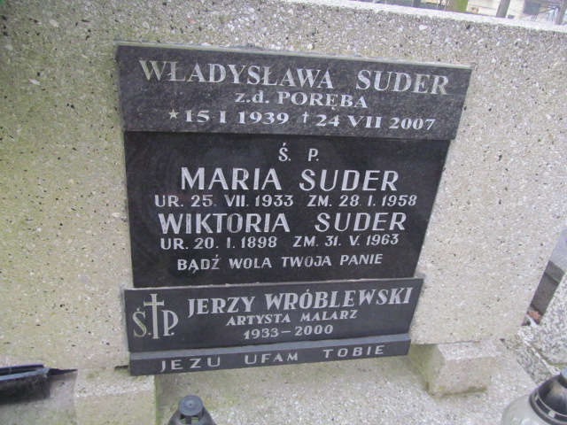 Władysława Suder 1939 Wieliczka - Grobonet - Wyszukiwarka osób pochowanych