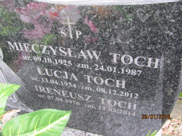 Łucja Zofia Toch 1934 Wieliczka - Grobonet - Wyszukiwarka osób pochowanych