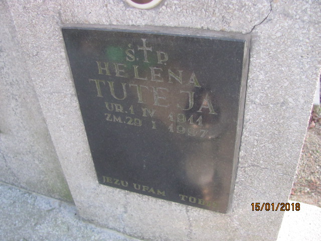 Helena Tuteja 1911 Wieliczka - Grobonet - Wyszukiwarka osób pochowanych