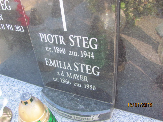 Piotr Steg 1859 Wieliczka - Grobonet - Wyszukiwarka osób pochowanych