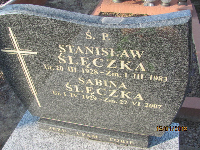 Sabina Ślęczka 1929 Wieliczka - Grobonet - Wyszukiwarka osób pochowanych
