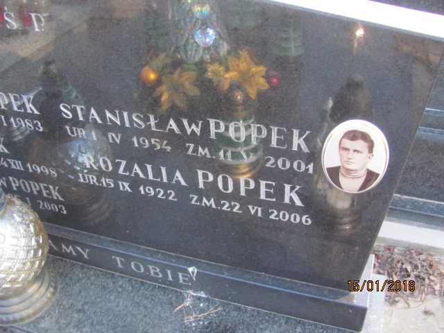 Stanisław POPEK 1954 Wieliczka - Grobonet - Wyszukiwarka osób pochowanych