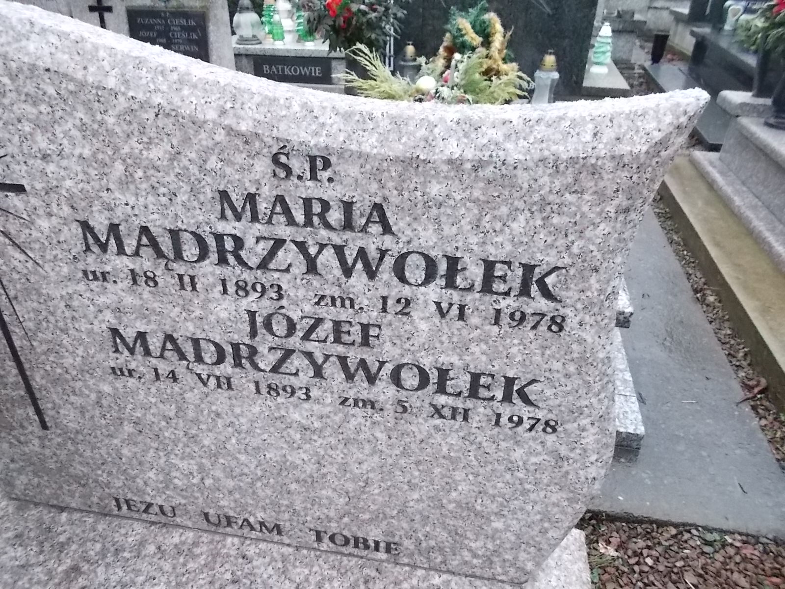 Józef Mądrzywołek 1893 Wieliczka - Grobonet - Wyszukiwarka osób pochowanych