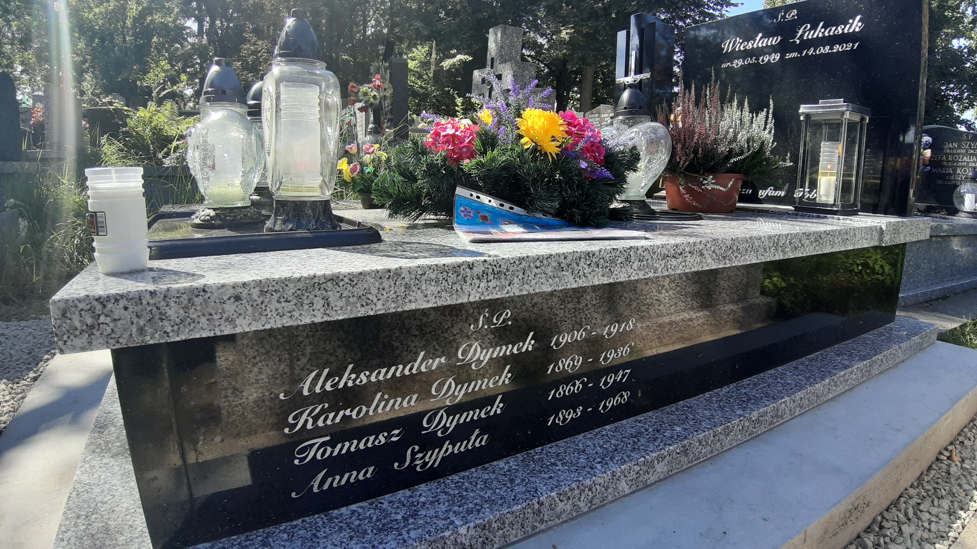 Tomasz Dymek 1866 Wieliczka - Grobonet - Wyszukiwarka osób pochowanych