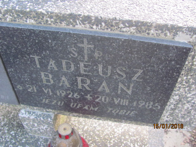 Janina Baran 1924 Wieliczka - Grobonet - Wyszukiwarka osób pochowanych