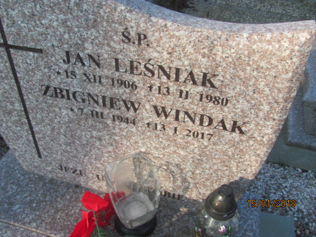 Jan Leśniak 1906 Wieliczka - Grobonet - Wyszukiwarka osób pochowanych