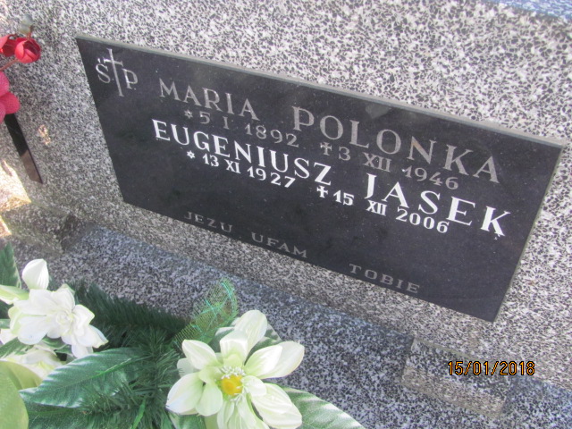 Eugeniusz Jasek 1927 Wieliczka - Grobonet - Wyszukiwarka osób pochowanych