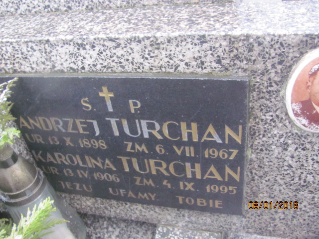 Andrzej Turchan 1898 Wieliczka - Grobonet - Wyszukiwarka osób pochowanych