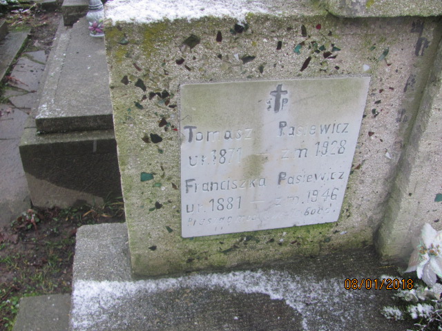 Franciszka Pasiewicz 1880 Wieliczka - Grobonet - Wyszukiwarka osób pochowanych