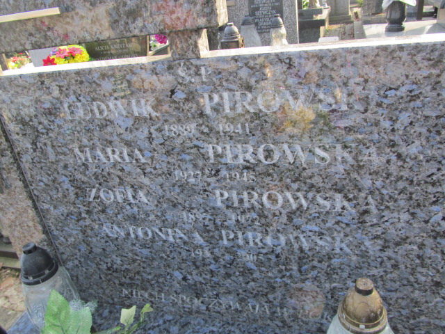 Maria Pirowska 1926 Wieliczka - Grobonet - Wyszukiwarka osób pochowanych